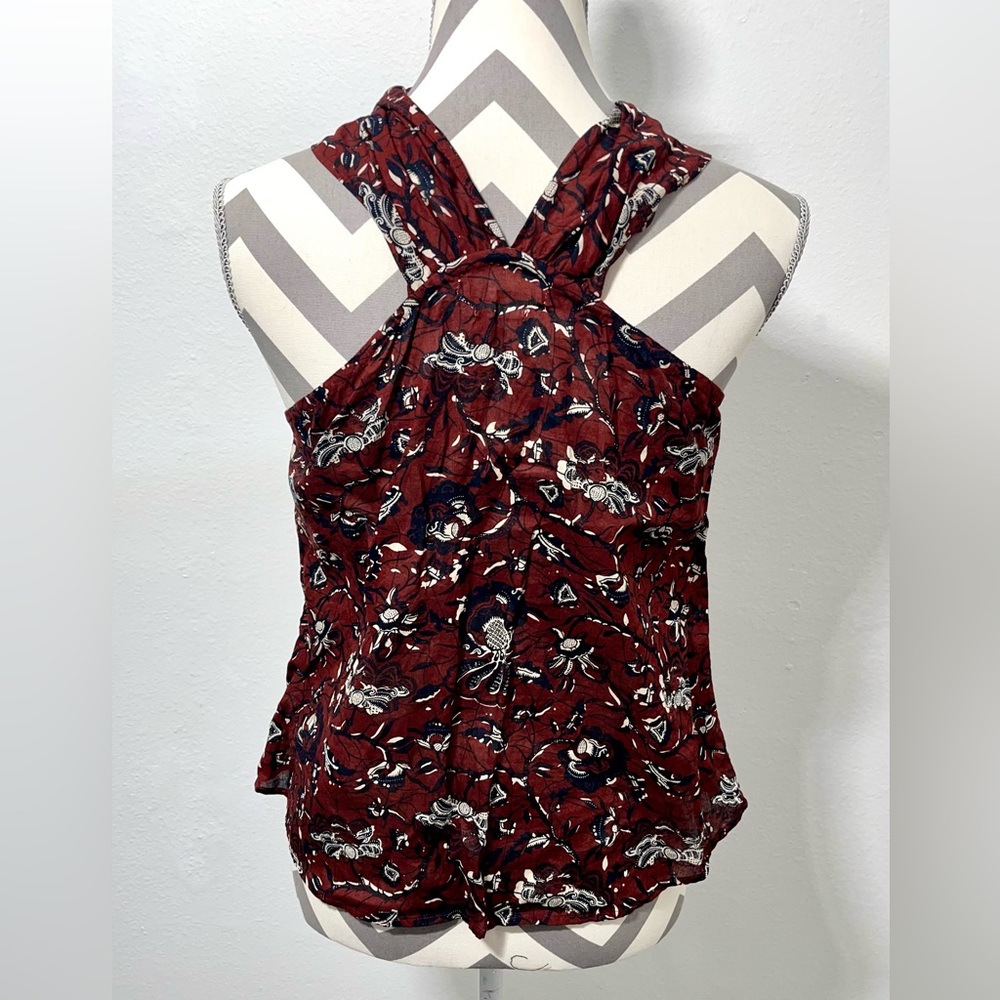 Isabel Marant Red Floral Blouse - Picture 2 of 8